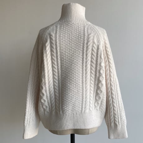 《予約販売》cable simply knit/3colors_nt1551