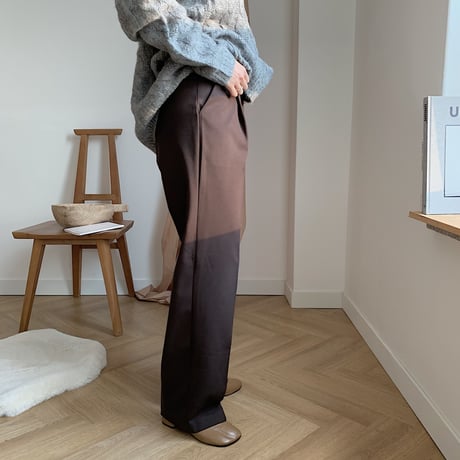 ✳︎予約販売✳︎straight daily pants/2colors_np0085