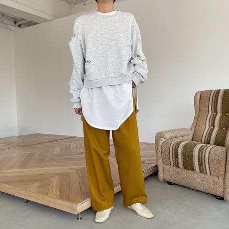《予約販売》damage crop mtm/2colors_nt0899