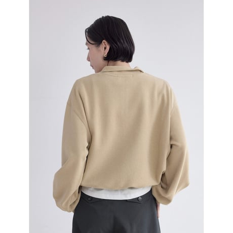 《予約販売》2way half zip rich pullover/3colors_nt2533