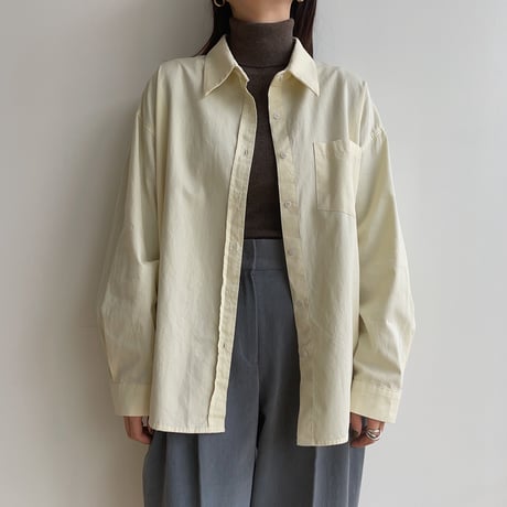 《予約販売》washing mannish shirt/3colors_nt1583