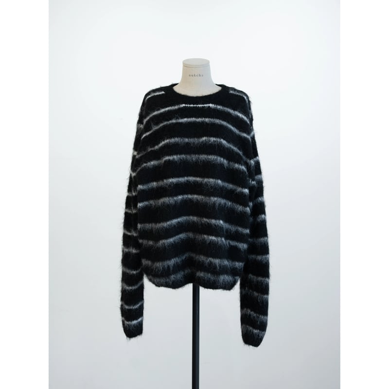 予約販売》border knit pullover/2colors(unisex)_nt24