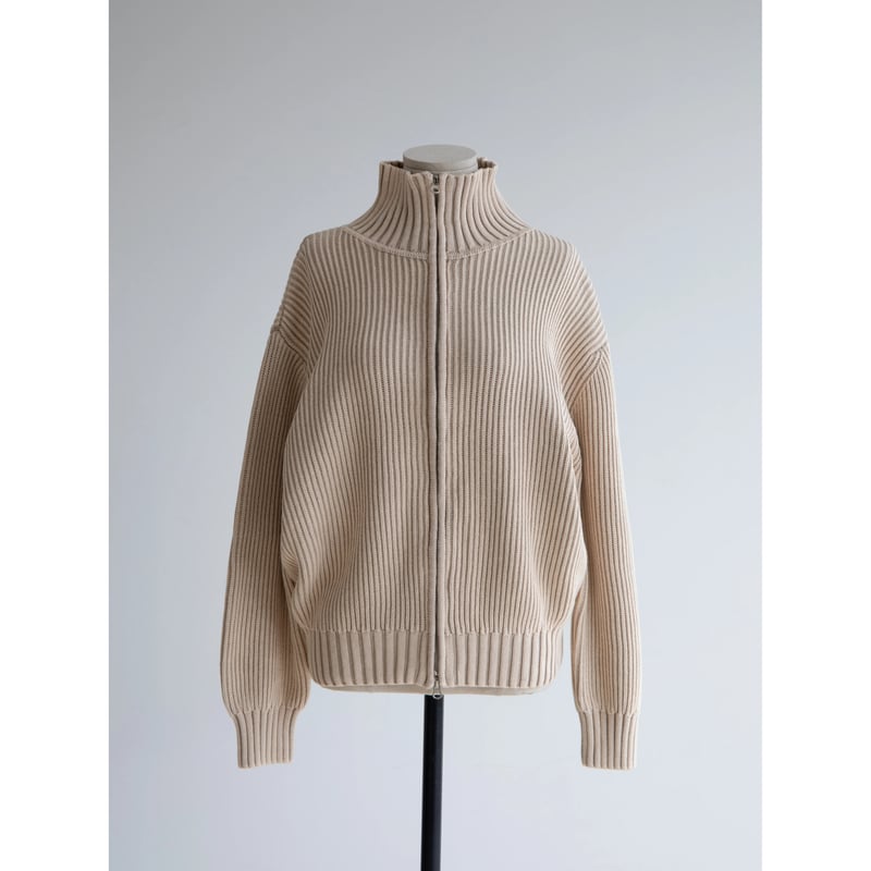 予約販売》vintage like pigment knit cardigan/2color