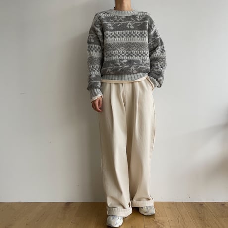 《予約販売》nordic rich knit/2colors_nt1515