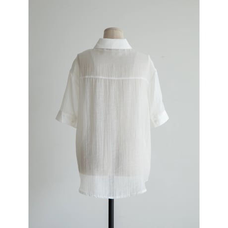 《予約販売》nuance sheer shirt/2colors_nb0306