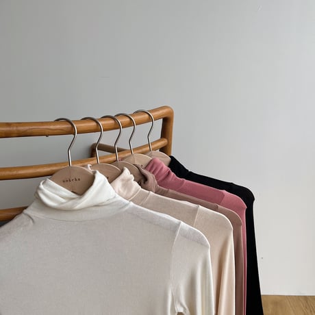 《予約販売》sheer high neck tops/5colors_nt1458