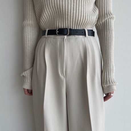 《予約販売》two tuck material wide pants/2colors_np0946