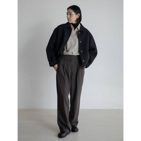 《予約販売》HANDMADE croped wool coat_no0427