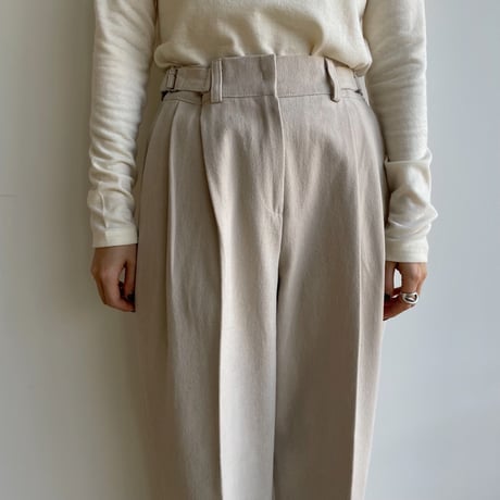 《予約販売》side buckle wide pants/3colors_np0738