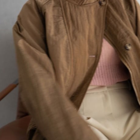 【nokcha original】washer quilting trench coat/beige_no0121