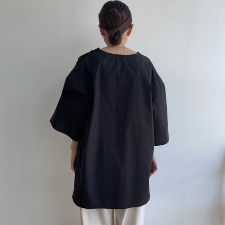 《予約販売》 round mannish shirt/2colors_nb0151