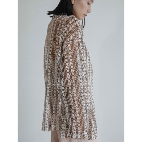 《予約販売》pattern knit shirt/2colors(unisex)_nb0325