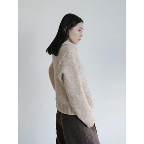 《予約販売》collar knit pullover/2colors_nt2464