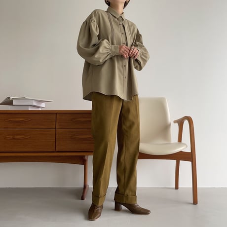 【nokcha original】2way lady gather blouse_nt1061