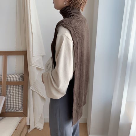 ✳︎予約販売✳︎unique knit vest/2colors_nt0139