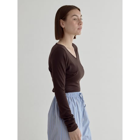 《予約販売》accent décolleté lib tops/3colors_nt2541