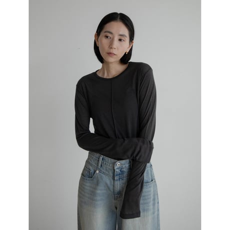 《予約販売》accent daily sheer tops/3colors_nt2240