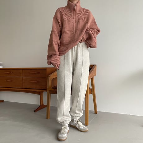 《予約販売》center jogger pants/2colors_np0504