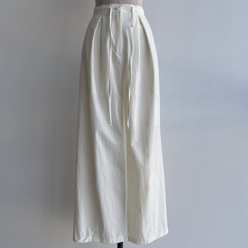 nokcha original】string washer oval pants/2colo
