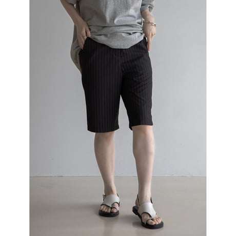 《予約販売》stripe mannish half pants/2colors_np1008
