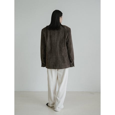 《予約販売》herringbone velours jacket/2colors_no0478