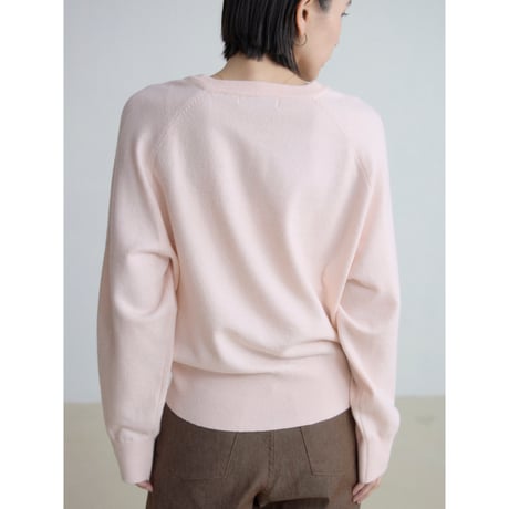 《予約販売》v neck soft knit tops/2colors_nt2498