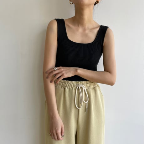 《予約販売》décolleté knit tank top/3colors_nt1610