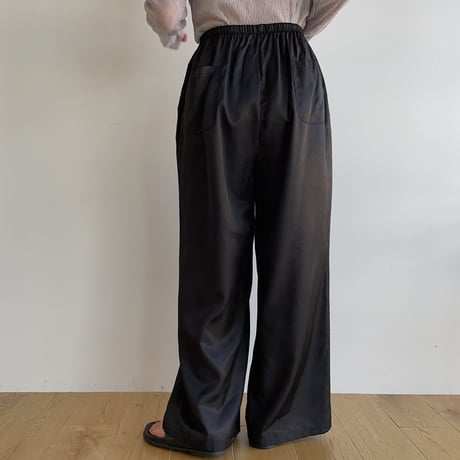 《予約販売》quality satin pants/2colors_np0789