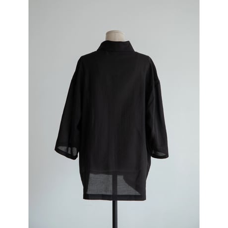 《予約販売》shawl collar sheer jacket_no0462