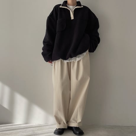 【nokcha original】mannish over fleece/2colors(unisex)_no0331