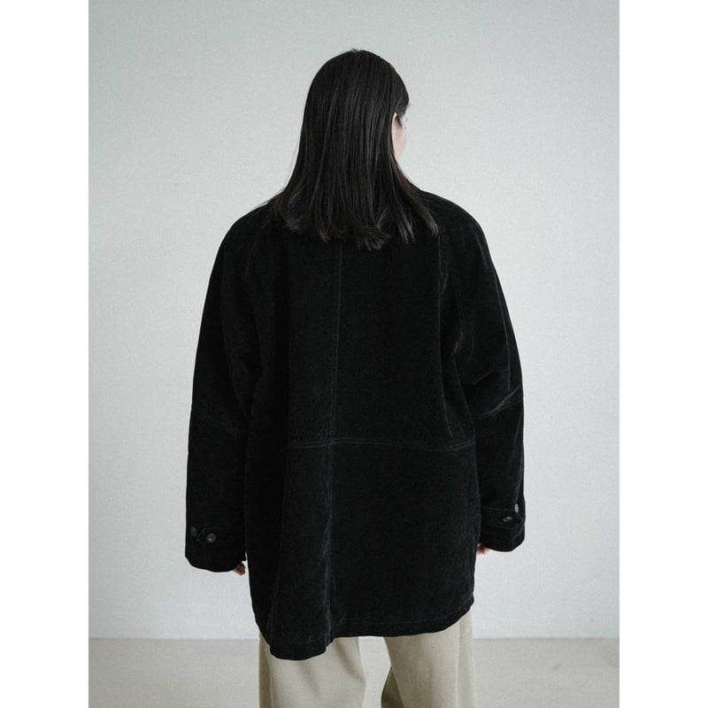 予約販売》quilting linner suède middle jacket/2colo