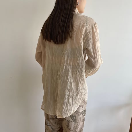 《予約販売》sheer rincl shirt/2colors_nb0054