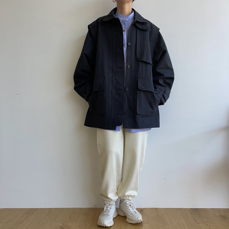 nokcha original】2way mannish jacket/deep navy_ nokcha original】2way mannish jacket/deep navy_