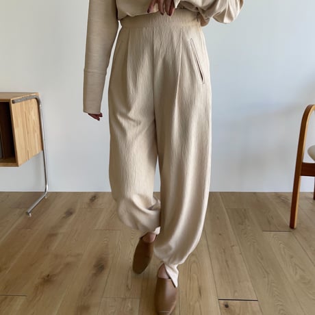【nokcha original】jacquard slit hem pants_np0560