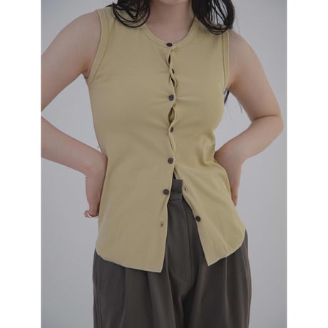 【NOKCHA original】accent botan tanktop/3colors_nt2058