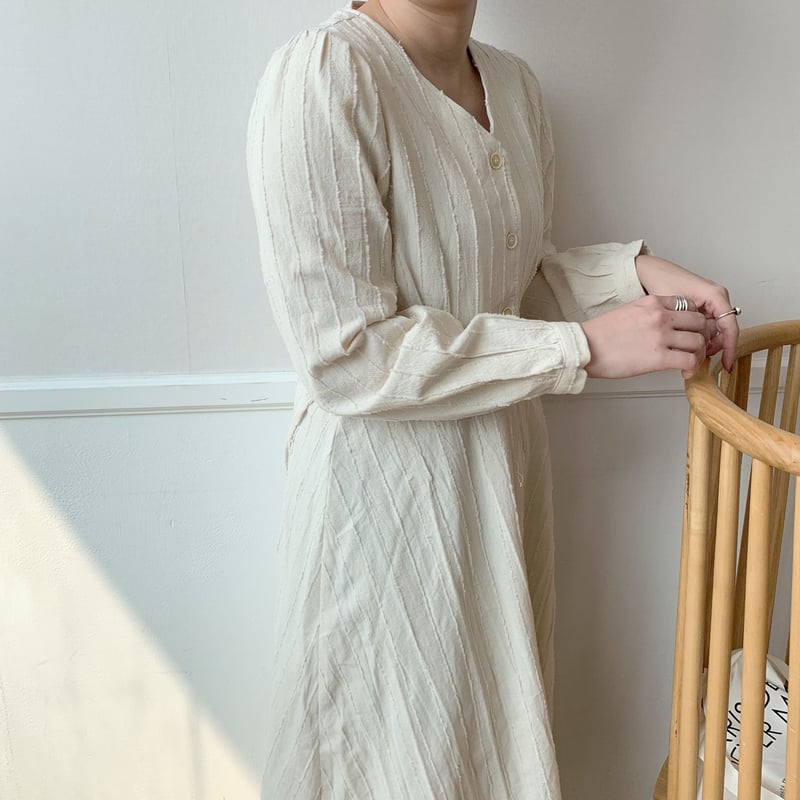 NOKCHA original】2way detail long ops/ivory |