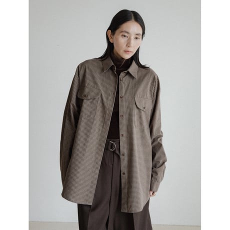 《予約販売》graph check shirt/2colors_nb0337