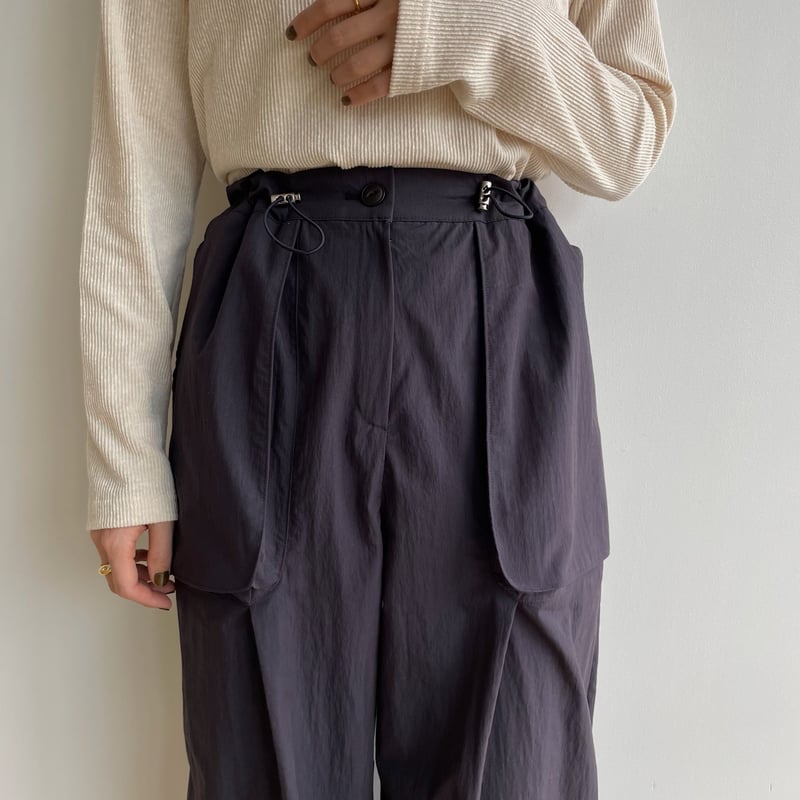 にくさま専用　スタミキとノクチャ nokcha nokcha original】sleeve accent washer shirt/2co