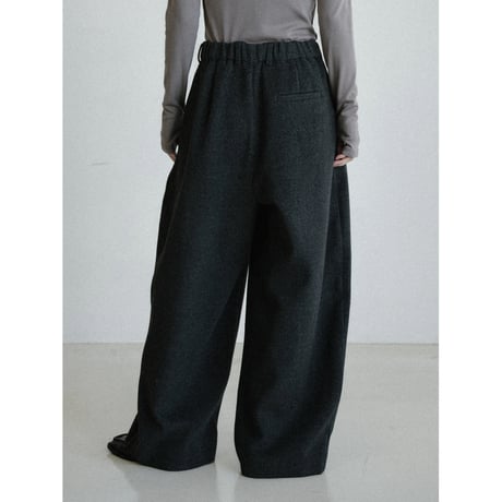 《予約販売》warm wool mannish pants_np1190