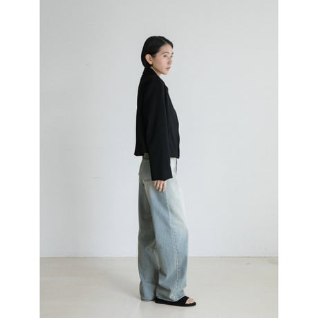 《予約販売》double zip minimal jacket/2colors_no0531
