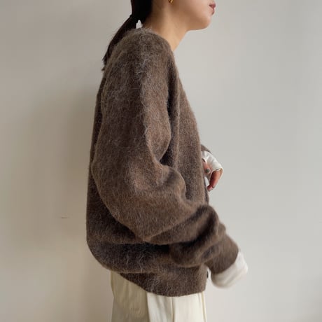 《予約販売》mohair like knit cardigan/2colors(unisex)_nt1538