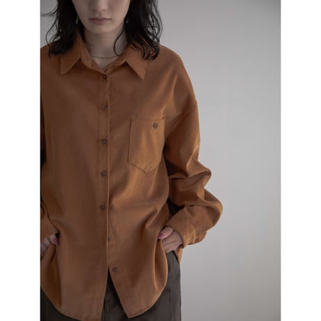 《予約販売》corduroy mannish over shirt/2colors_nb0269