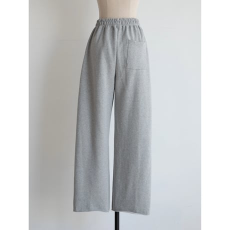 《予約販売》cut mannish sweat pants/2colors_np1147