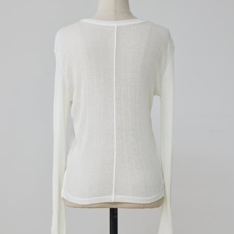 【NOKCHA original】custom sheer lib tops/3colors_nt2484