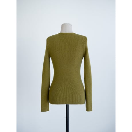 《予約販売》v neck lady lib knit cardigan/2colors_nt2471