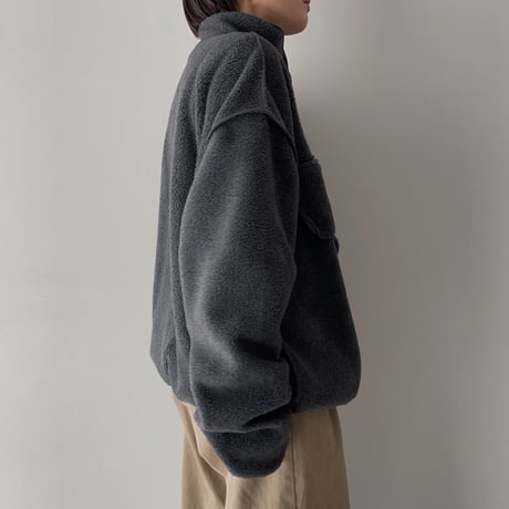【nokcha original】mannish over fleece/2colors(unisex)_no0331