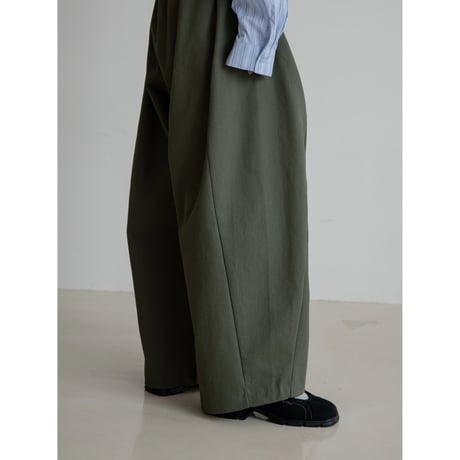 《予約販売》twill oval mannish pants/2colors_np1080