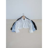《予約販売》croped sheer daily shirt/3colors_nb0318