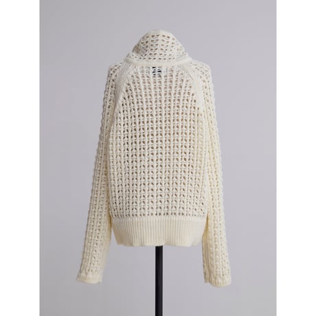 《予約販売》crochet 2way knit cardigan/2colors_nt2500