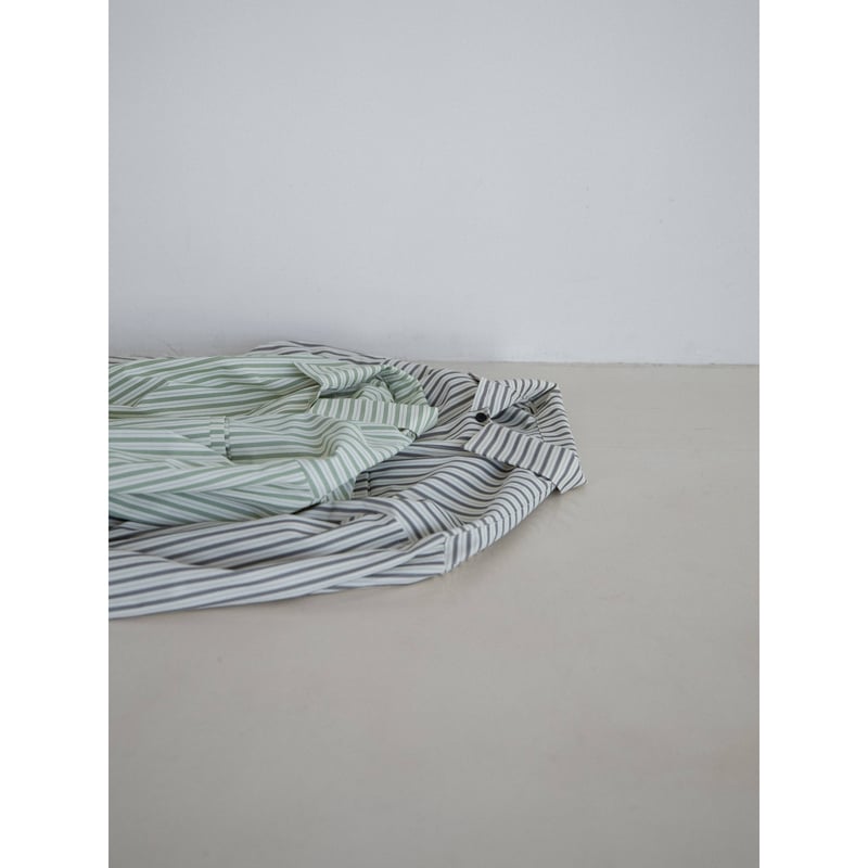 予約販売》stripe over mannish shirt/2colors_nb0281